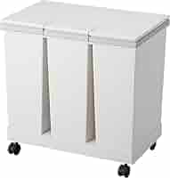 Amazon｜アスベル ゴミ箱 フタ付 密閉 プッシュ式 20L×3 資源